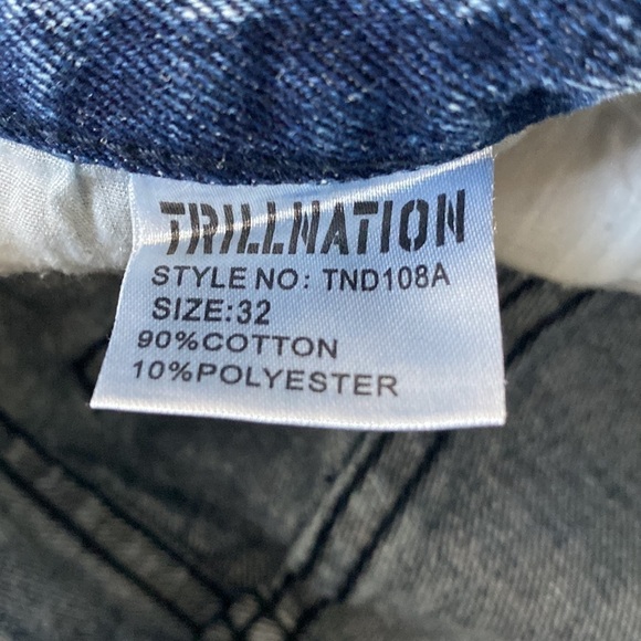 Trillnation Moto Zipper Skinny Fit Jeans - Picture 11 of 13